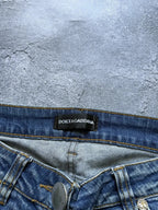 Vintage 00s Dolce&Gabbana Y2K Mega Flared Jeans Rare Womens Size 30 42