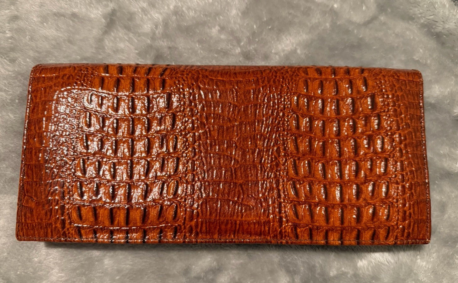 Pierre Cardin Crocodile Leather Shoulder Clutch Bag 1970s-1980s