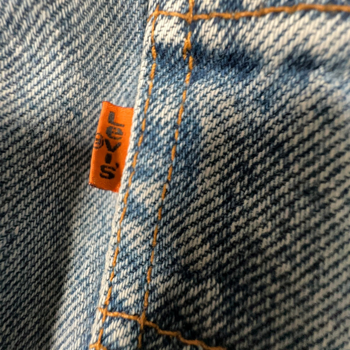 Levi's 550 1990s Jeans Mens 36x32 Orange Tab Distressed