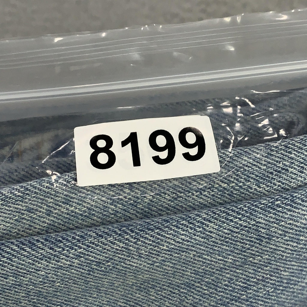 Vintage Levis 505 Jeans Mens 33x34 (32x33.5) Light Wash Straight Denim USA 90s