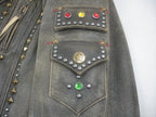 Double D Super Chief Biker Jacket Brown Leather Large