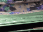 Jamin Puech Paris Beaded Sequin Leather Shoulder Bag Green