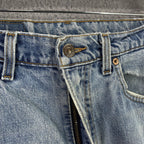 Vintage Levis 505 Jeans Mens 33x34 (32x33.5) Light Wash Straight Denim USA 90s