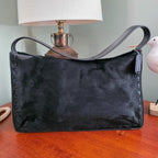 Coach West End Medium Hobo Black Haircalf Leather Shoulder Bag