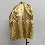 Bebe Y2K Genuine Leather Whipstitch Corset Tie-Front Jacket