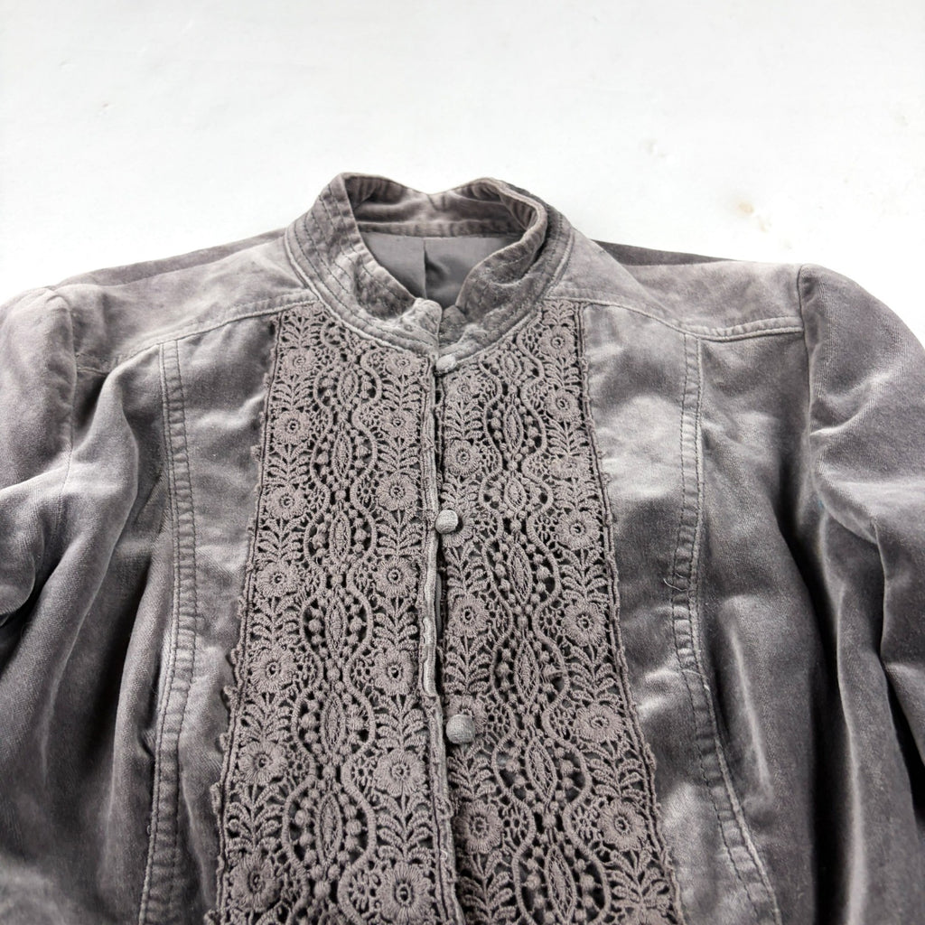Vintage Embroidered Jacket Victorian Boho Romantic Style