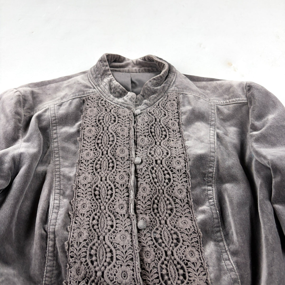 Vintage Embroidered Jacket Victorian Boho Romantic Style