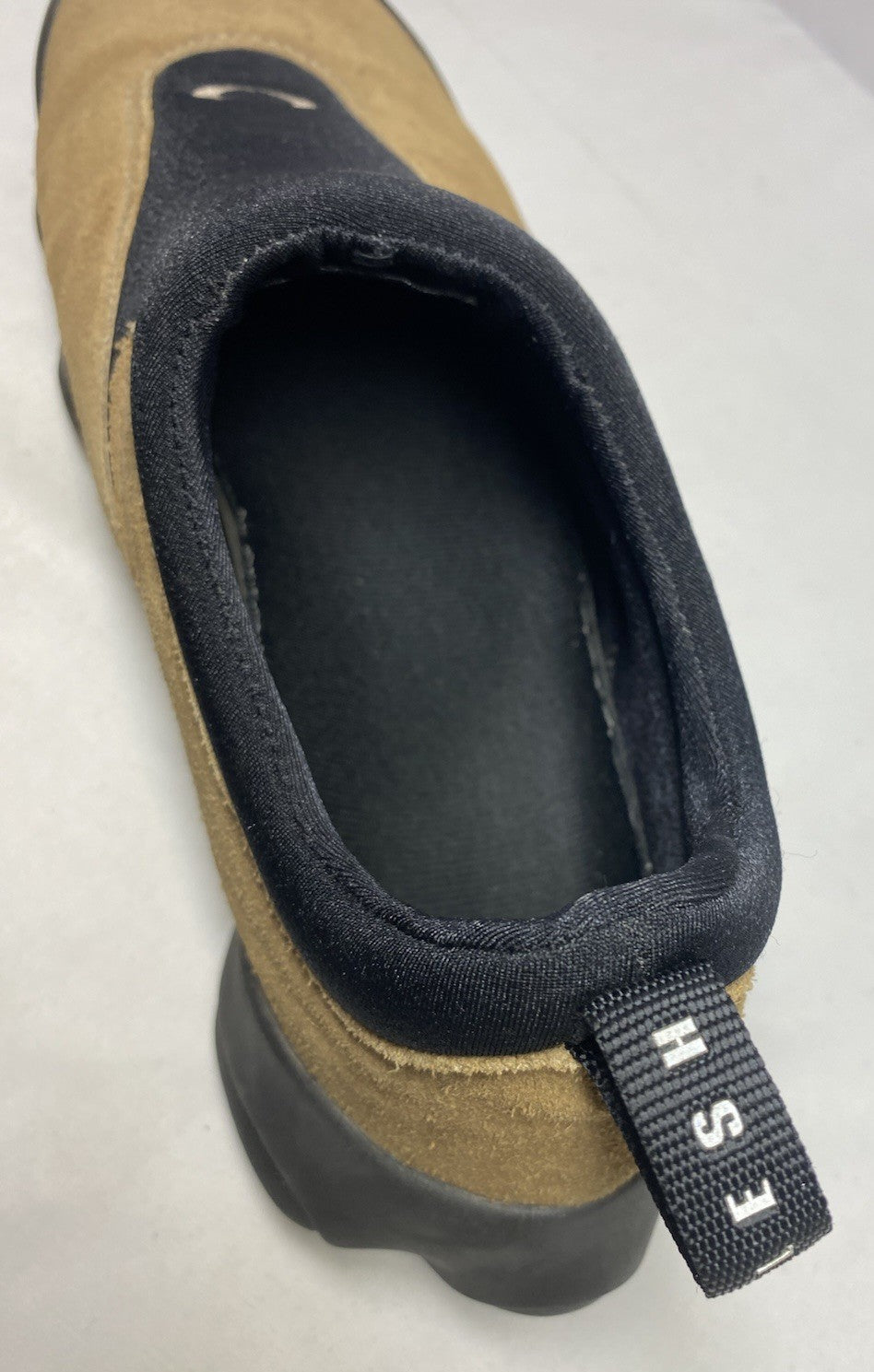 Vintage Y2K Oakley Flesh Slip-On Shoes Mens Size 11.5 Brown Suede Leather Rare