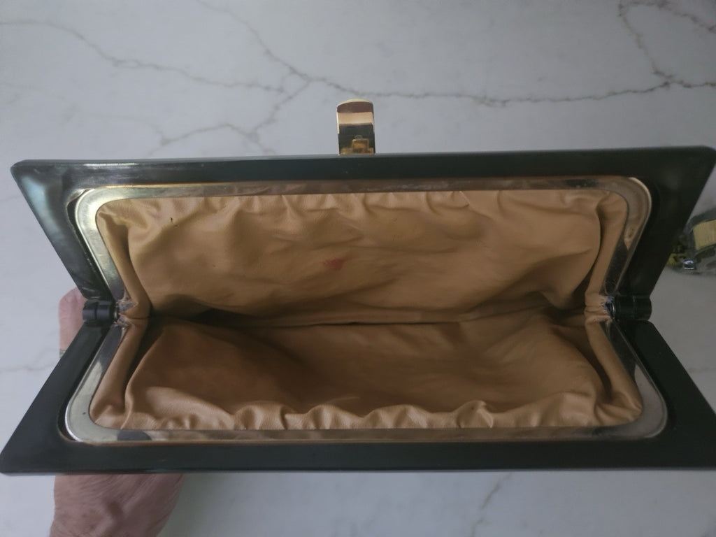 Vintage Gray Clutch Purse