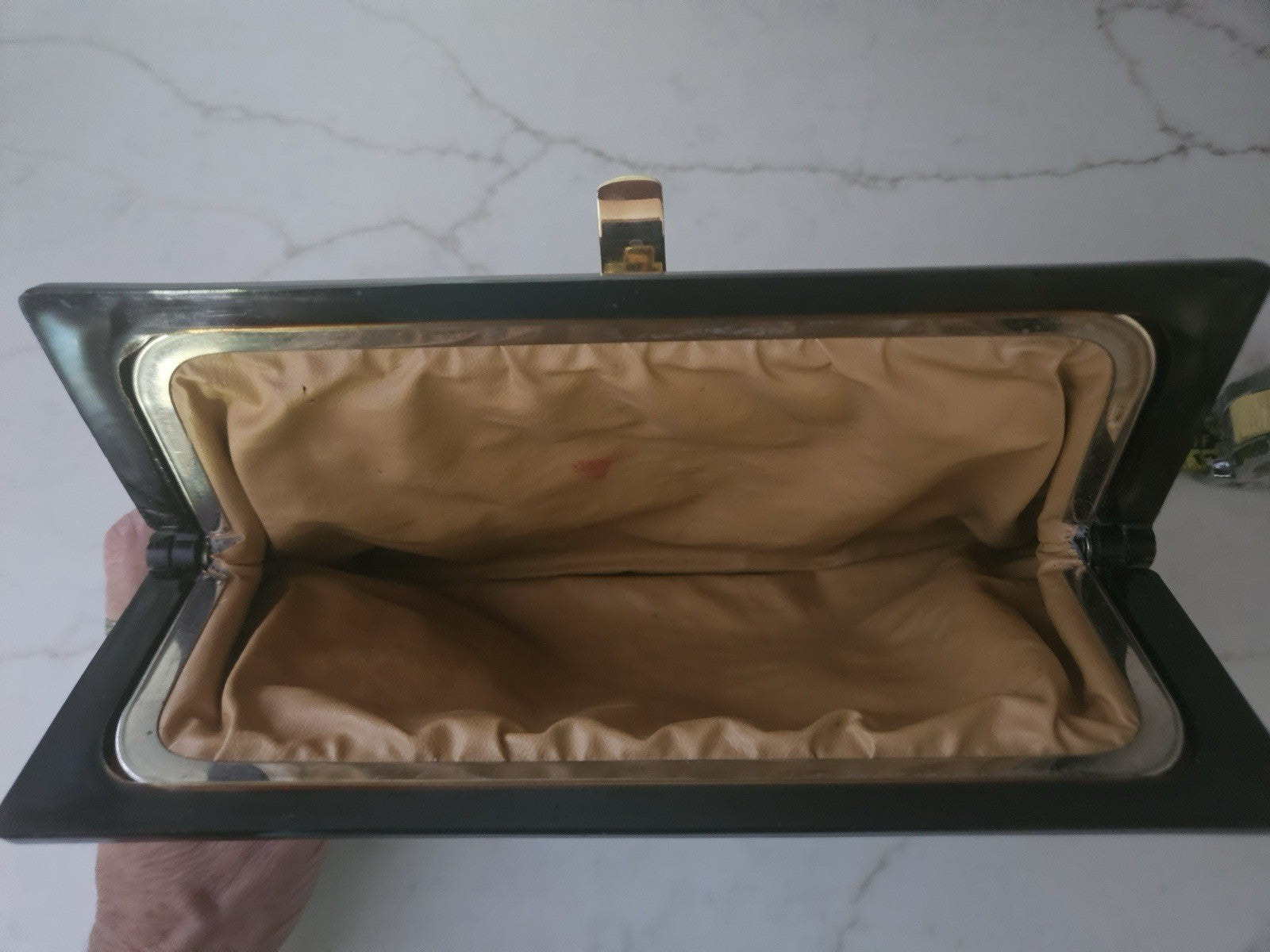 Vintage Gray Clutch Purse