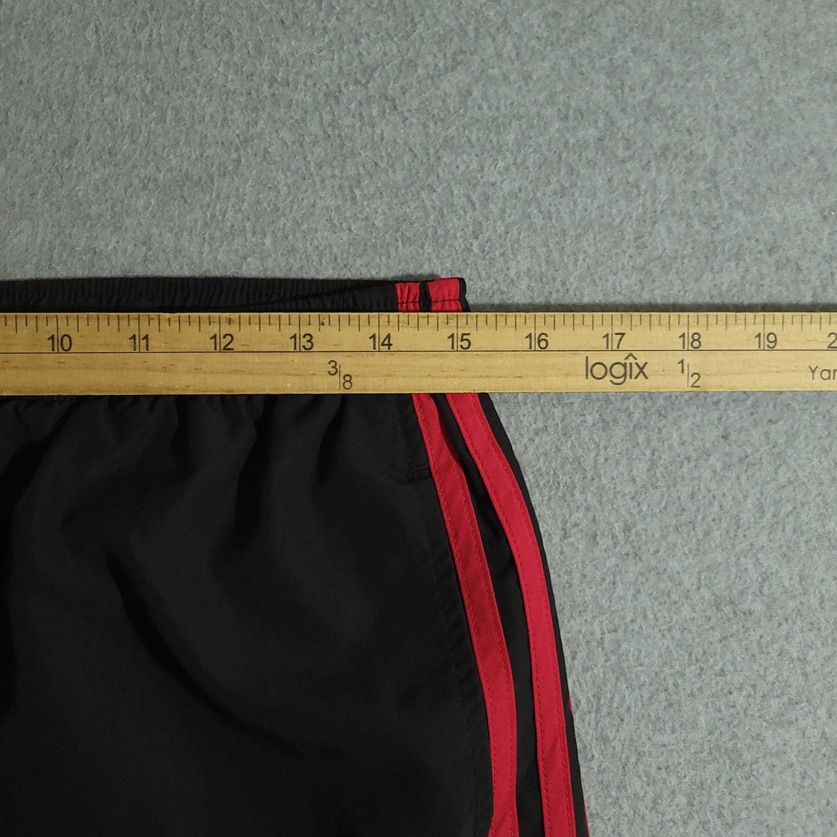Adidas Y2K Baggy Track Pants Red and Black Large