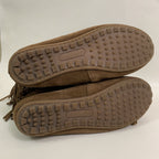 Minnetonka Size 9 Women’s Double Fringe Suede Chestnut Brown Boots