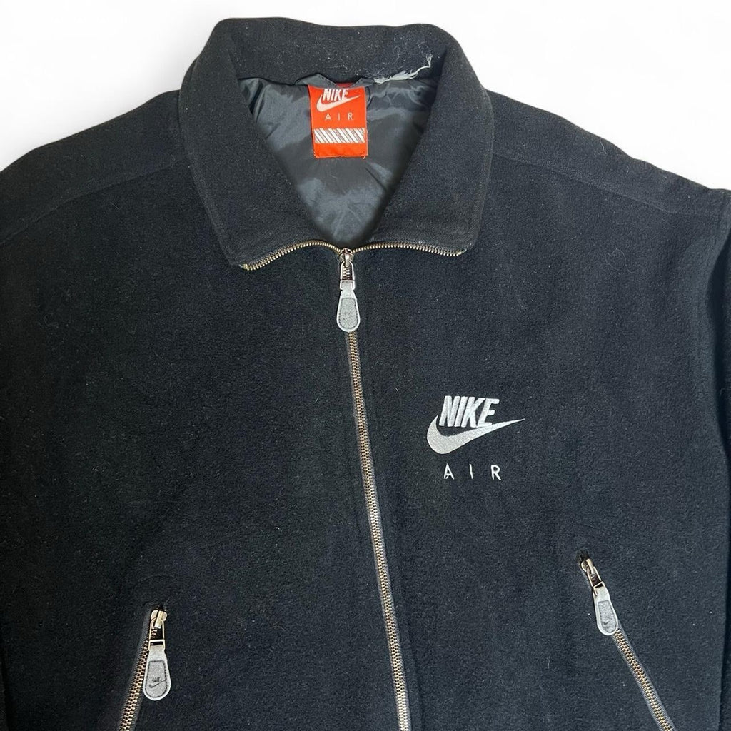 Vintage 90s Nike Air Wool Varsity Jacket Embroidered Rare Mens Size Large