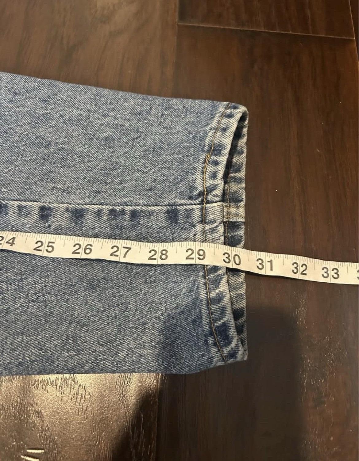 Wrangler Vintage Blue Denim Jeans 34x32
