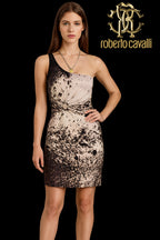 Vintage Roberto Cavalli Midi Silk Dress