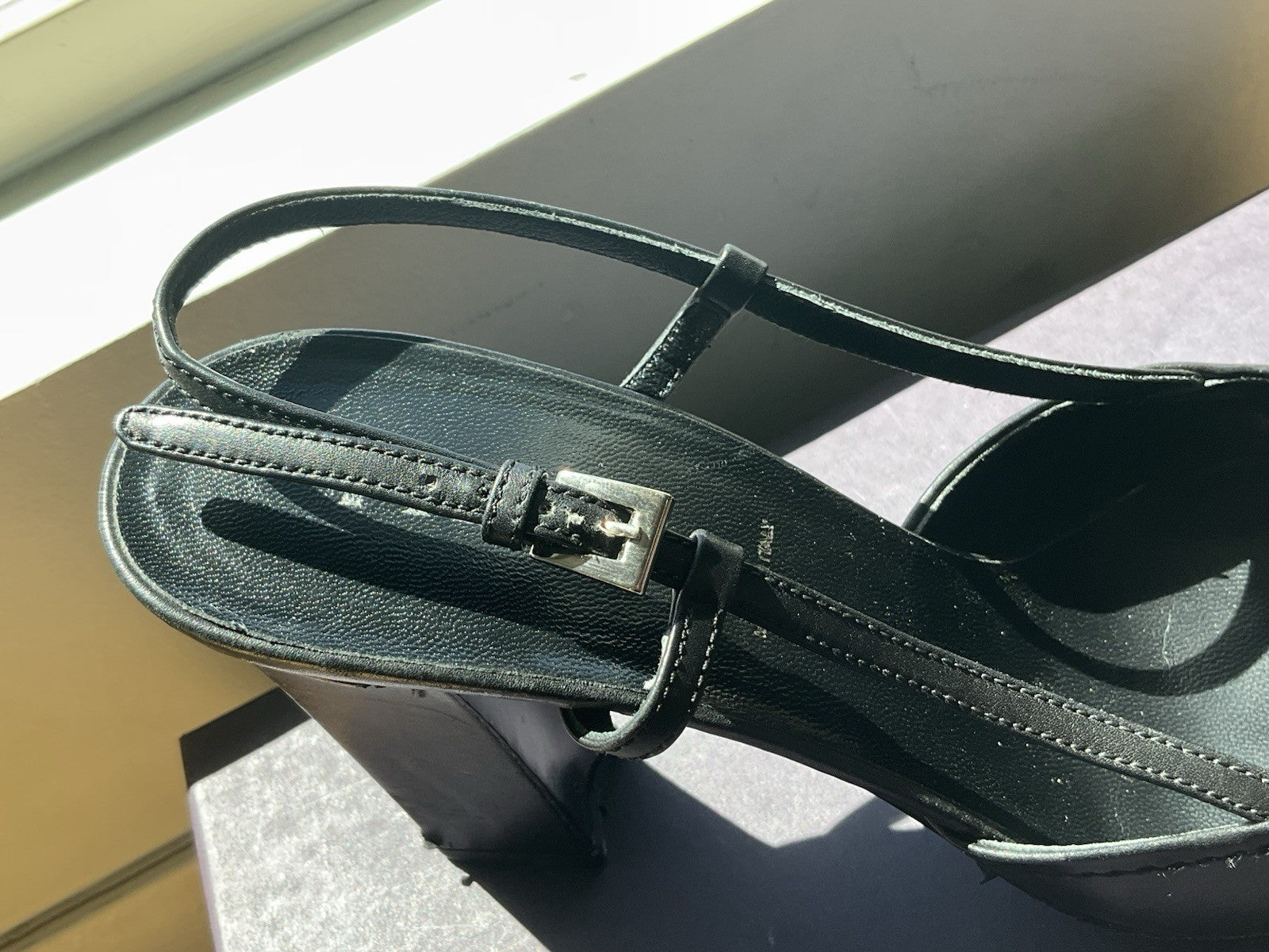 Prada Square Toe Heel