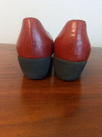 Vintage Bottega Veneta Pump Leather Red Shoes