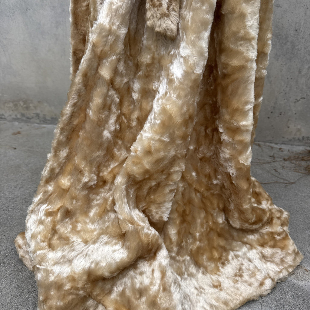 Vintage 1930s Fuzzy Plush Teddy Bear Dressing Gown Robe Coat Art Deco Dress