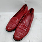 Vintage Bottega Veneta Pump Leather Red Shoes