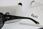 NEW DOLCE & GABBANA D&G 3048 501/87 BLACK VINTAGE AUTHENTIC SUNGLASSES 59-16
