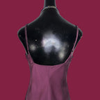 Vintage Victoria’s Secret Silk Purple Lace Trim slip Size Small