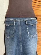 Lululemon Denim Fur Top and Skirt Set Size 3