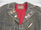 Double D Super Chief Biker Jacket Brown Leather Large