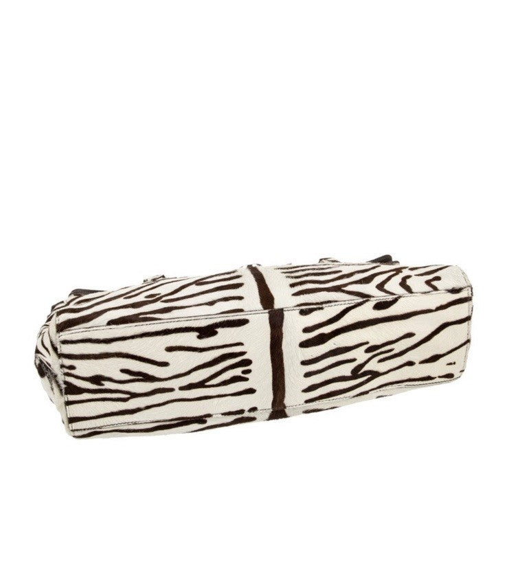 Prada Pony Hair Zebra Shoulder Bag