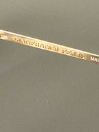 Gianfranco Ferre 1990's VINTAGE Cat Eye Sunglasses 191/S 012 Gold Half Rim