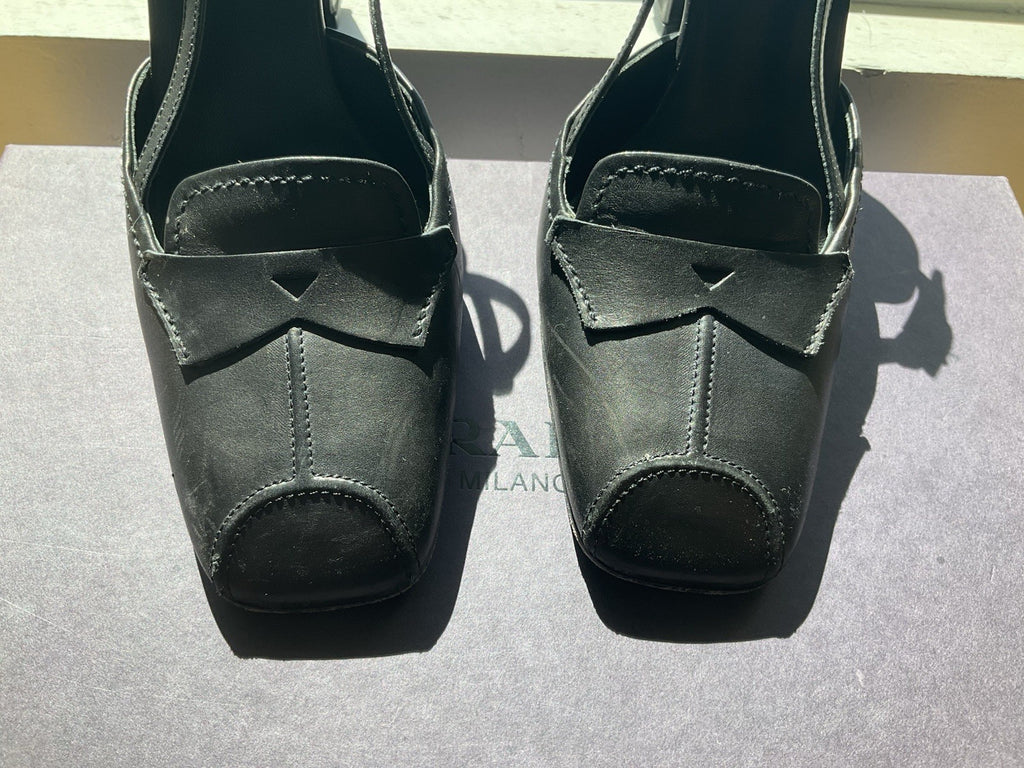 Prada Square Toe Heel