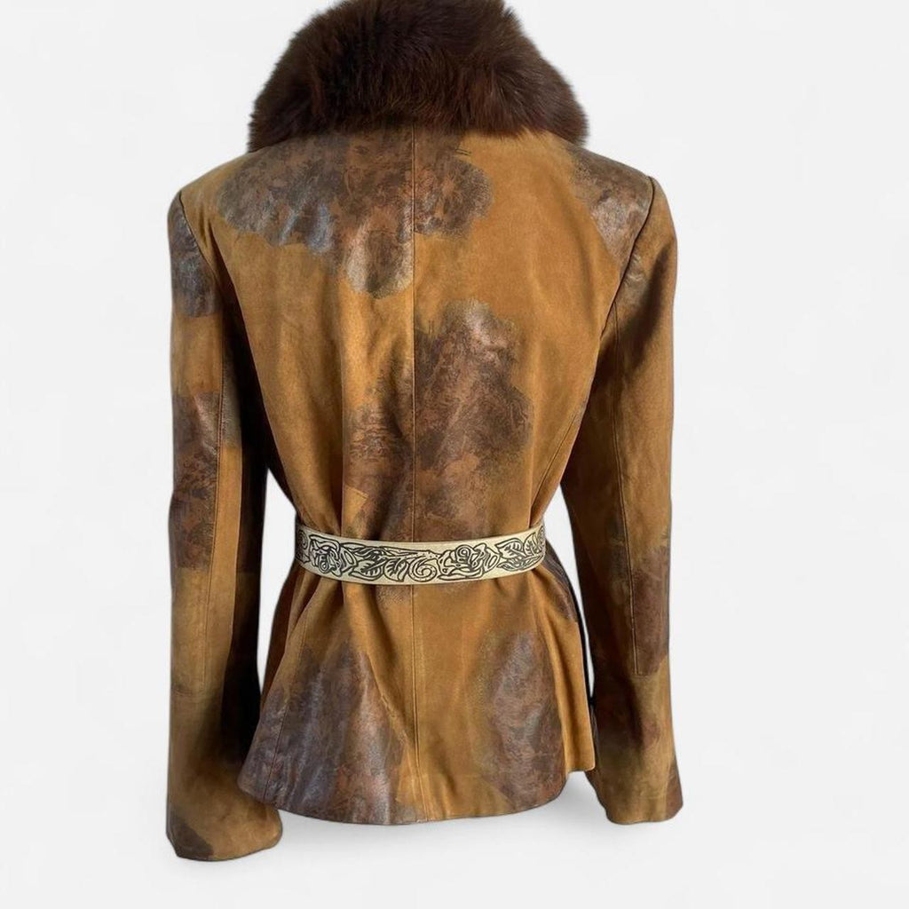 Women's Brown Genuine Fur Jacket