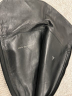 GIUSEPPE ZANOTTI Suede Croc Print Ballet Flat Pull On Boot Boots 38.5 / 8.5 Zip
