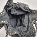 Diesel Vintage Black Leather Shoulder Bag