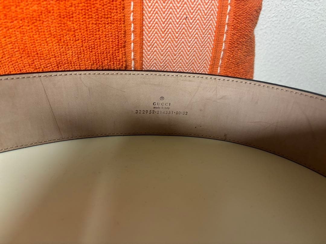 Gucci Belt Leopard Calf Fur Leather Vintage Rare Deadstock Not Used