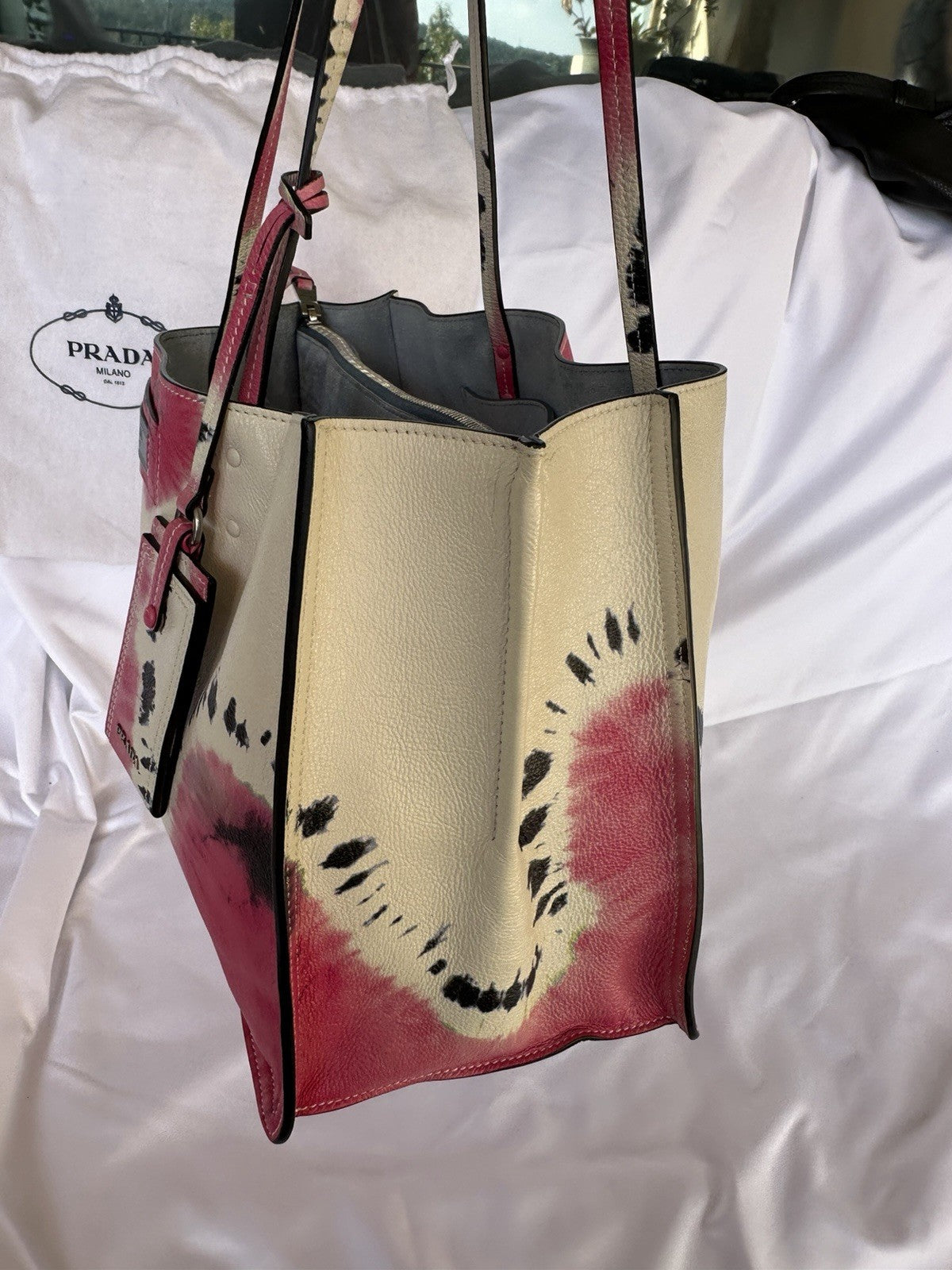 Prada Tie Dye Etiquette