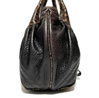 Fendi Zucca Spy Bag Dark Brown Canvas and Leather