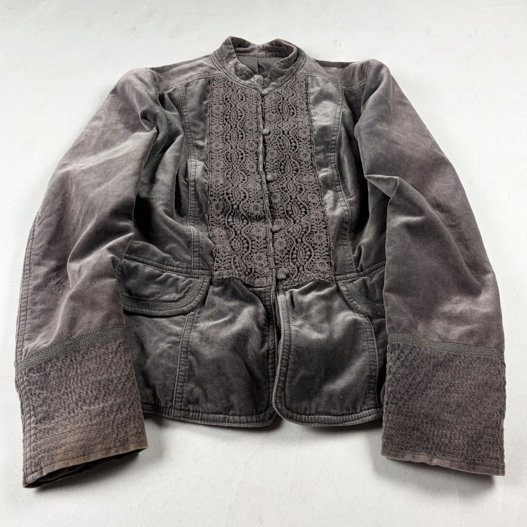 Vintage Embroidered Jacket Victorian Boho Romantic Style