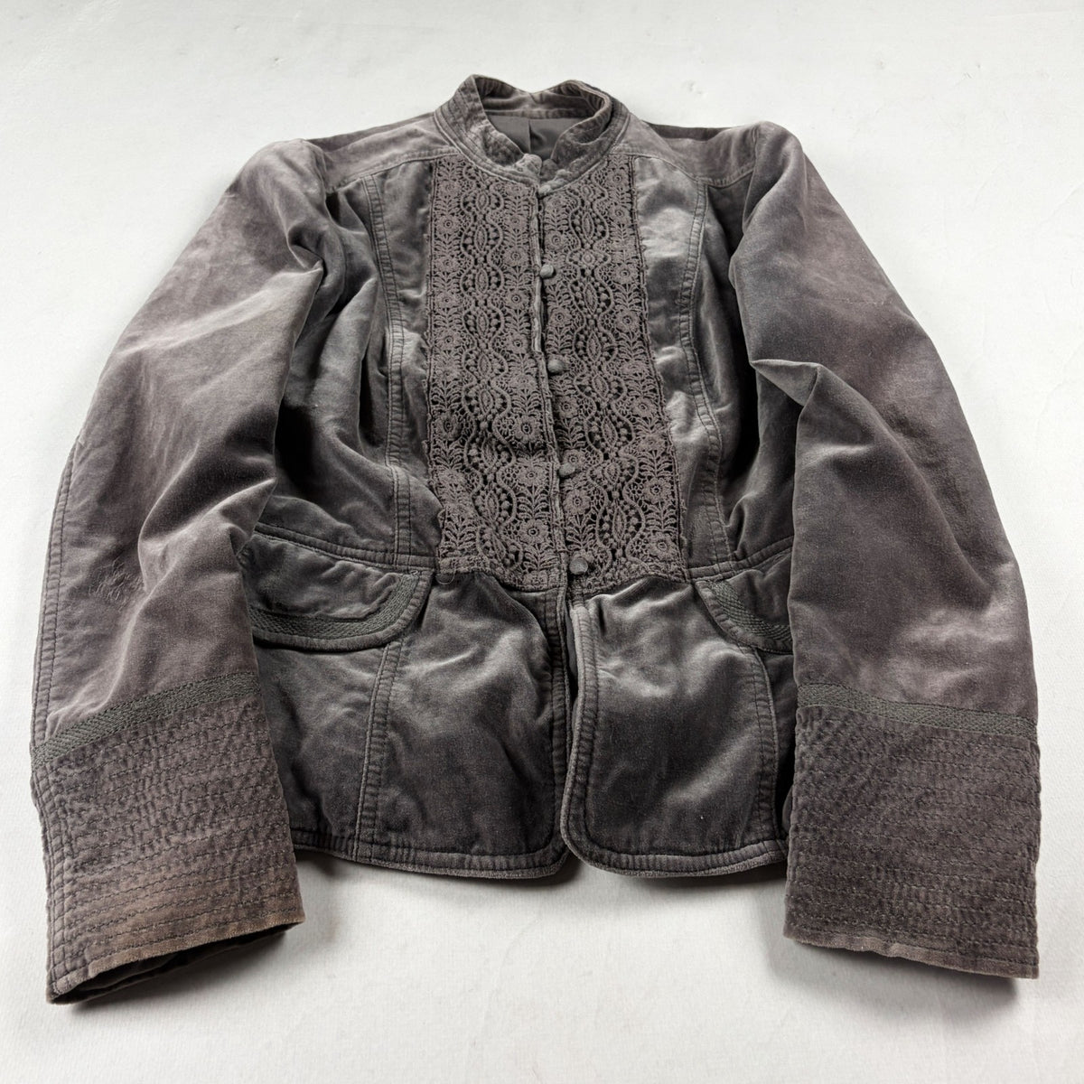 Vintage Embroidered Jacket Victorian Boho Romantic Style