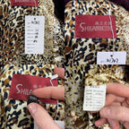Vintage Y2K Purple Rabbit and Raccoon Fur Jacket