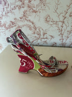 Christian Dior Vintage S/S 2003 by John Galliano Victim Lock & Key Wedge Sandal