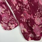 Vtg Y2K Victoria’s Secret Pink Label Silk Babydoll Dress Sz M Lace Floral Sequin