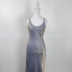 Jump 1990s Purple Metallic Iridescent Formal Gown Size 5-6