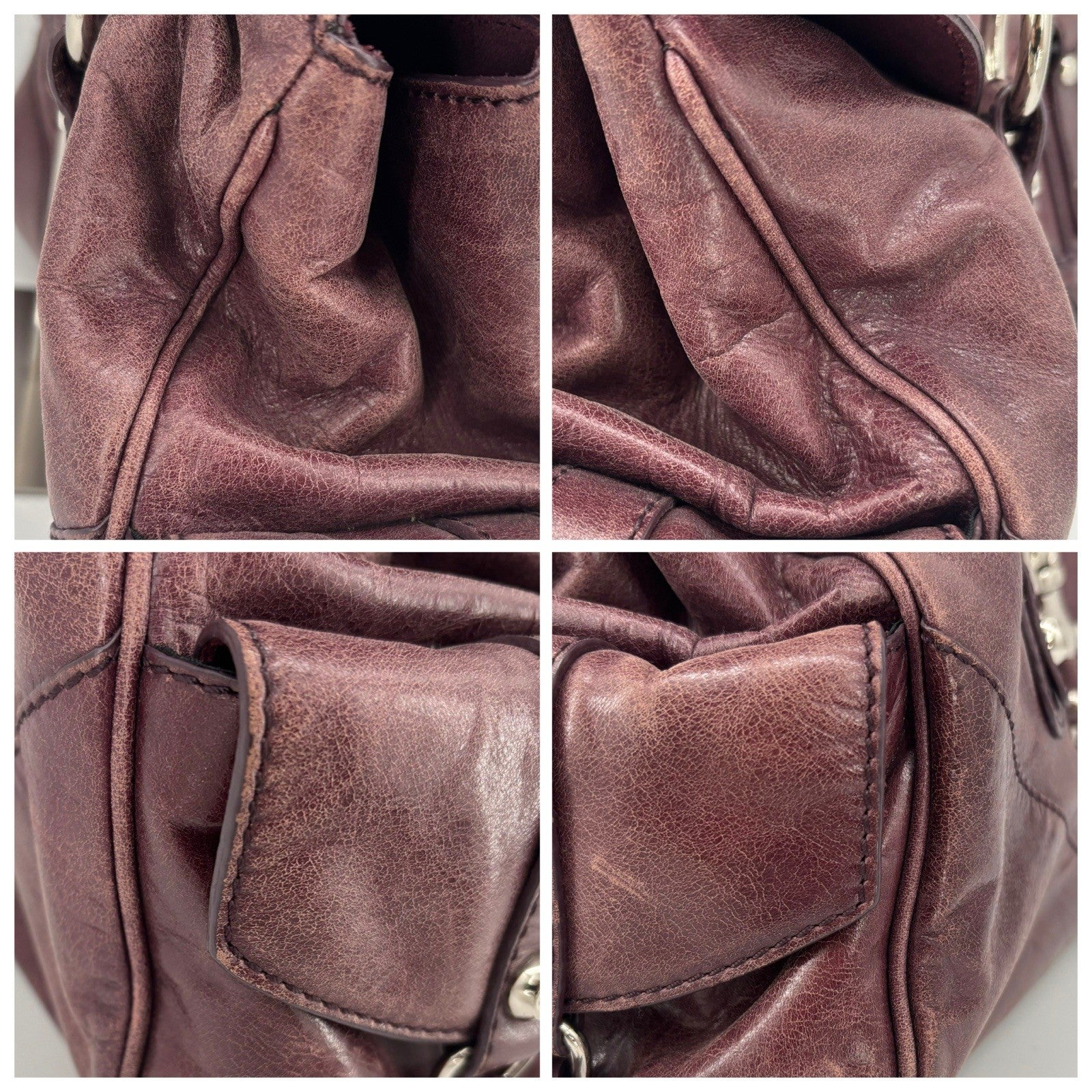 Francesco Biasia Handbag Tote Vintage Secret Love authentic From Japan