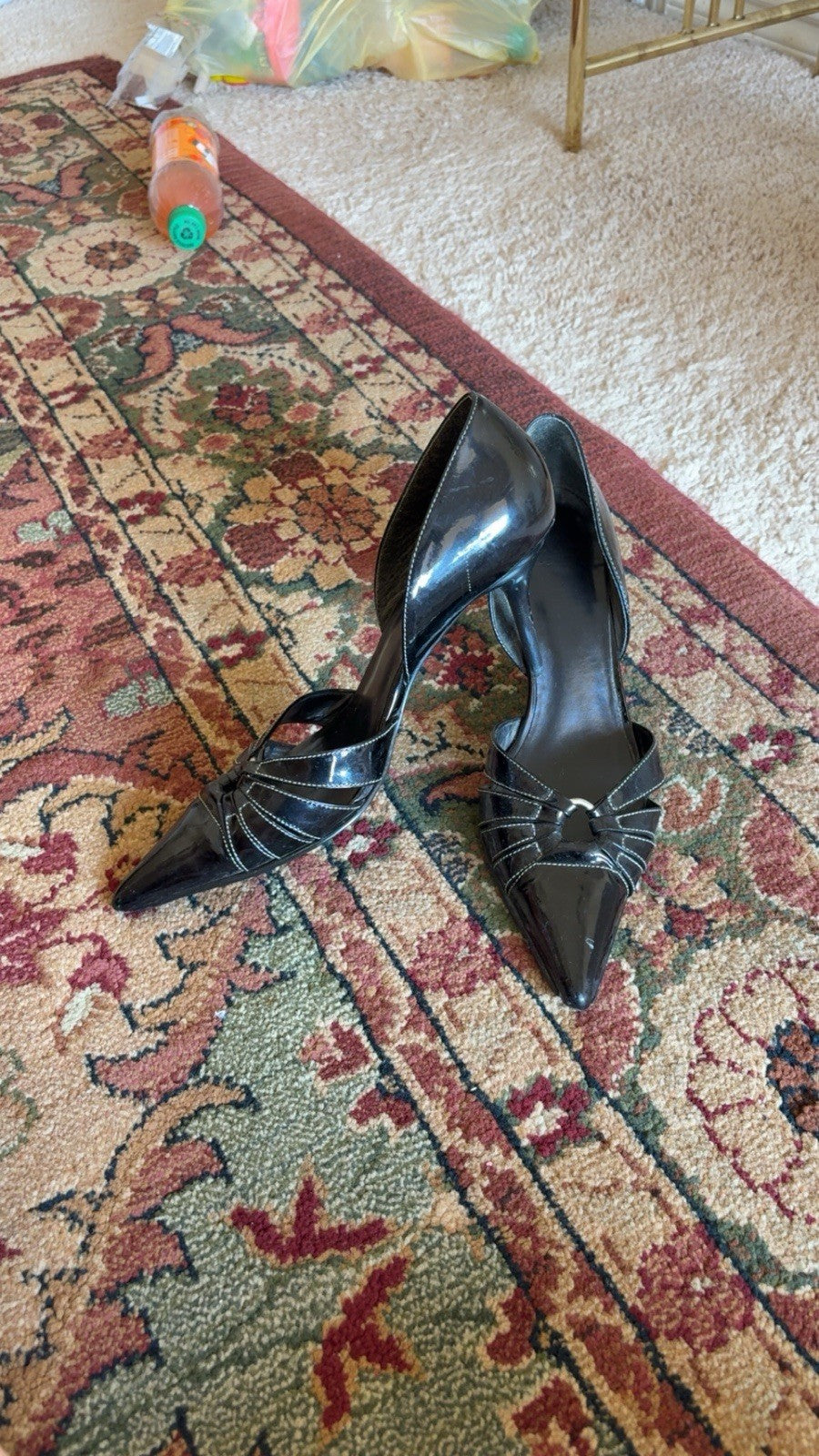 Vintage 90s Y2K Black Stilleto Heels