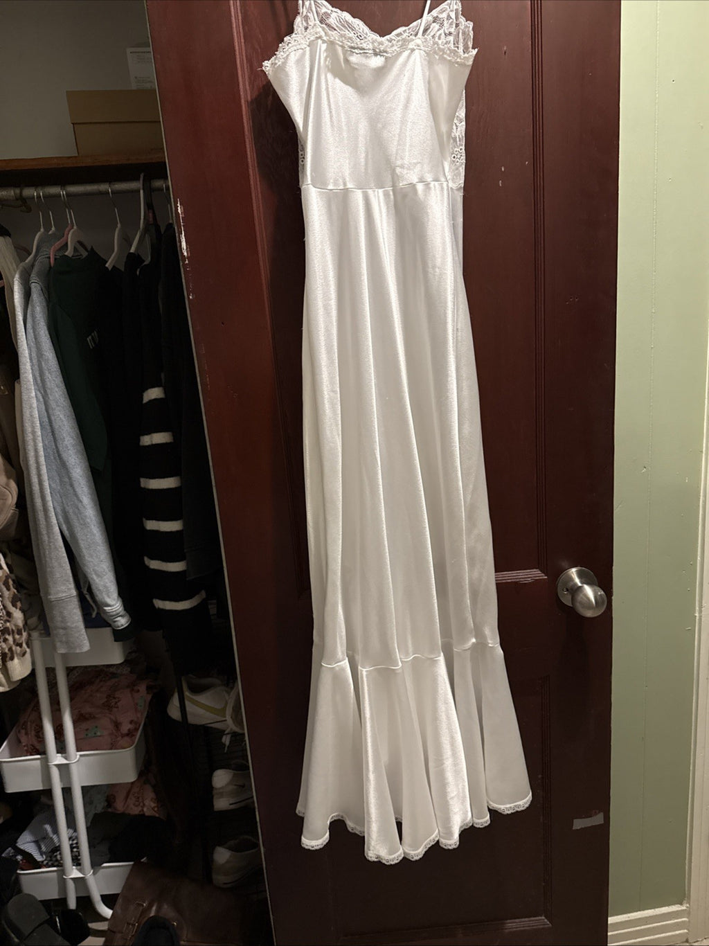 Christian Dior Vintage Silk Strap Nightgown Sizes S/M