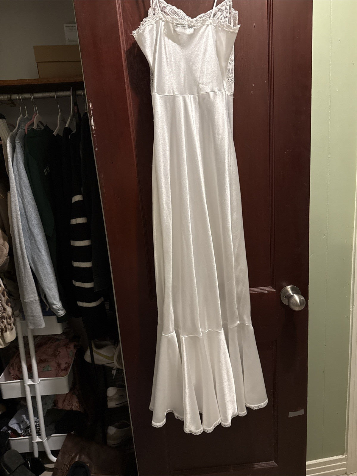 Christian Dior Vintage Silk Strap Nightgown Sizes S/M