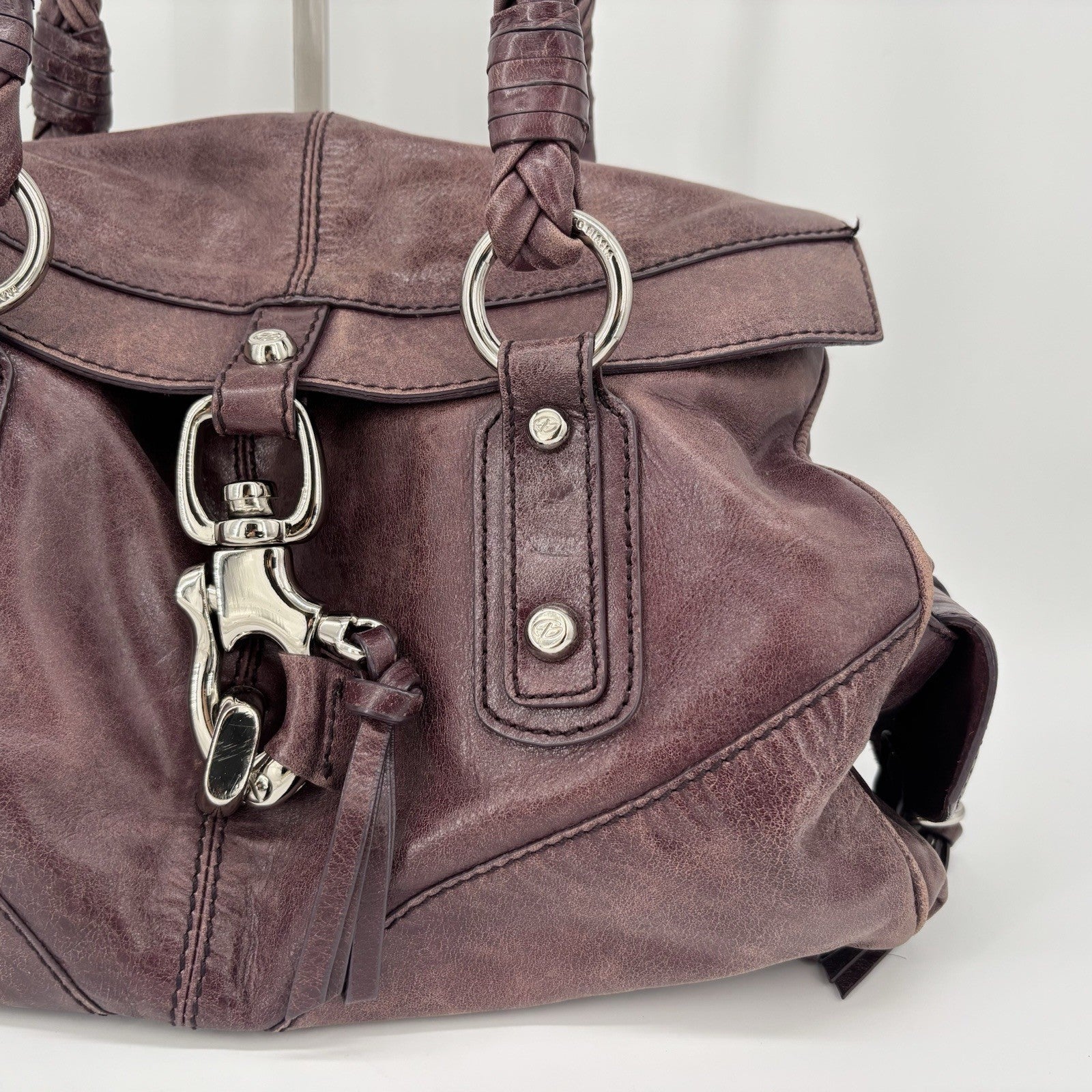 Francesco Biasia Handbag Tote Vintage Secret Love authentic From Japan