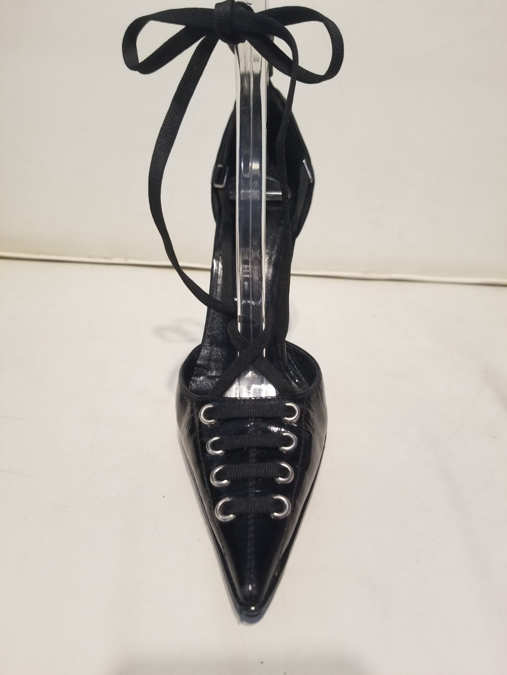 Casadei Patent Leather Corset Heels