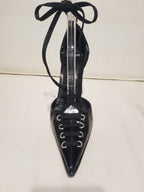 Casadei Patent Leather Corset Heels