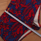 Jean Paul Gaultier Vintage Women Sexy Hot Denim Floral Crazy Shorts M US10 90s